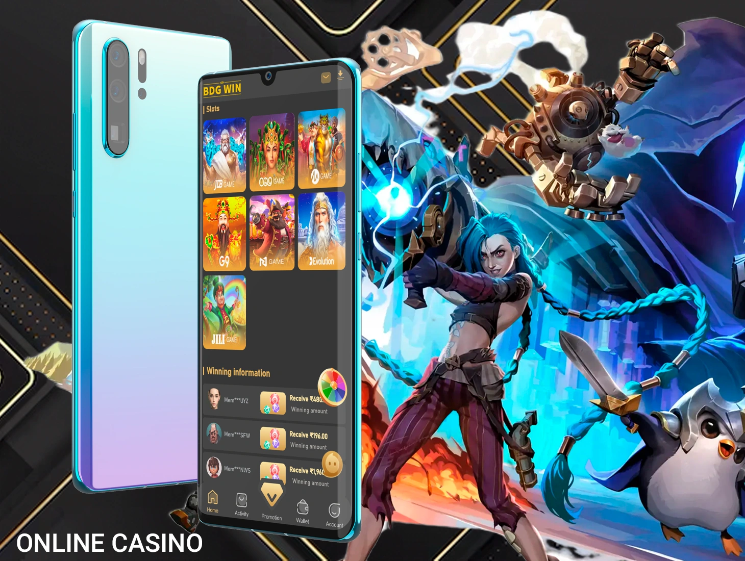 Play at BDGWin Casino where there are thousands of games for which generous bonuses are available