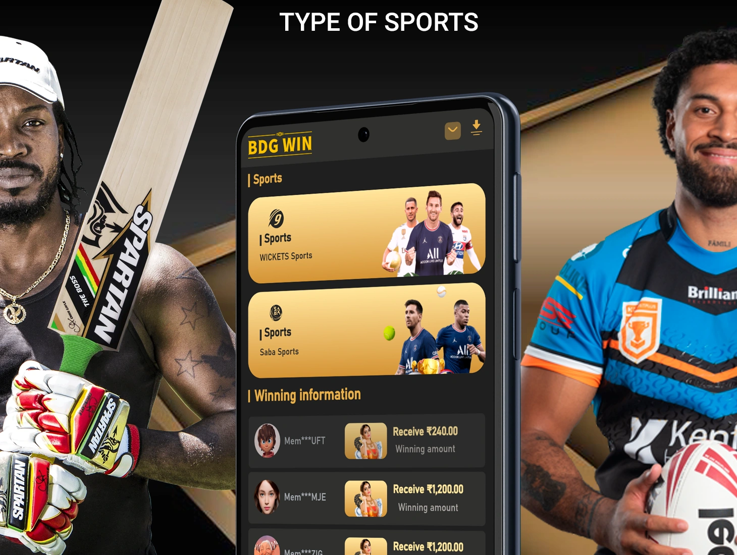 BDG WIN Sports will allow you to watch live streaming and bet on the world's best events right in the app
